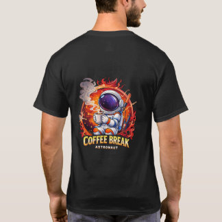 T-shirt Astronaute Pause Café