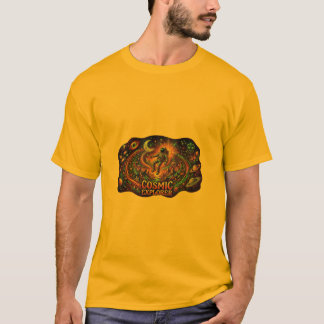 T-Shirt Astronaute Rétro Psychedelique Explorateur