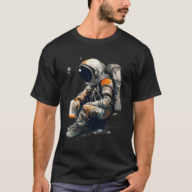 T-shirt Astronaute scientifique de l'espace (Devant)