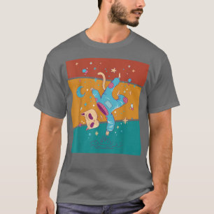 T-shirt astronaute spatiale vintage