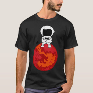 T-shirt Astronaute Sur Mars