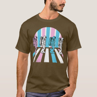 T-shirt Astronaute transgenre LGBT-Q Space man Moon Trans 