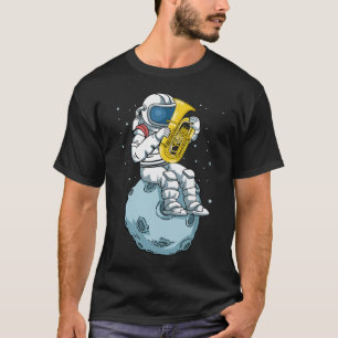 T-shirt Astronaute Tuba Player Music Venin Kids Groupe Tub