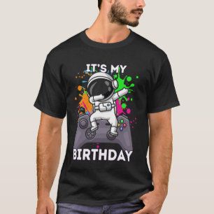 T-shirt Astronaute Vidéo de jeu d'anniversaire 7 ans Amour