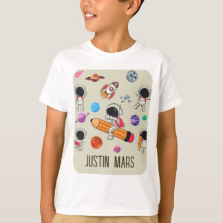 T-shirt Astronautes et planètes personnalisés pour la rent