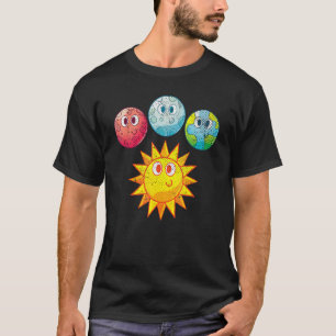 T-shirt Astronome astronome Galaxy Cute Pla