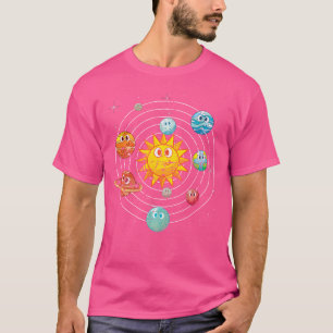 T-shirt Astronome des planètes mûres du Soleil
