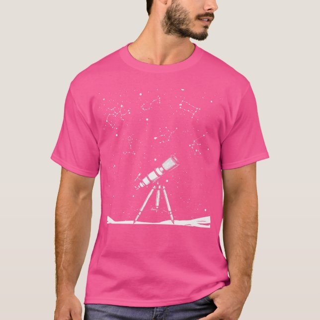 T-shirt Astronome du physicien du télescope spatial Astron (Devant)