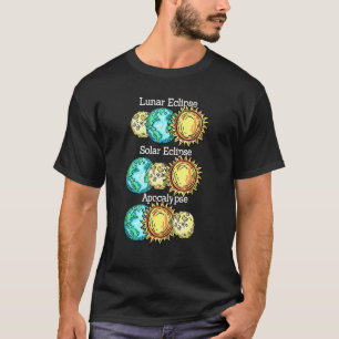 T-shirt Astronome Éclipse solaire astronome Éclipse lunair