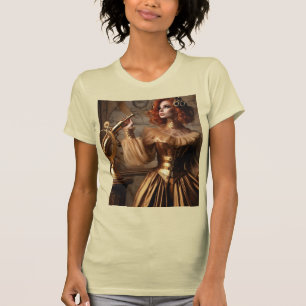 T-shirt Astronome en or victorien Steampunk