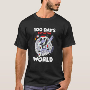 T-shirt Astronome Planète Astronome Étudiant 100 jours de