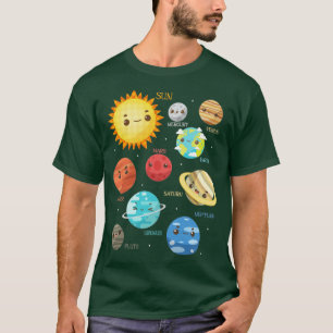 T-shirt Astronome Planètes Cute Astronome
