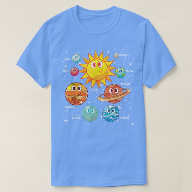 T-shirt Astronome Soleil Astronome Astronomie spatiale Pla (Design devant)