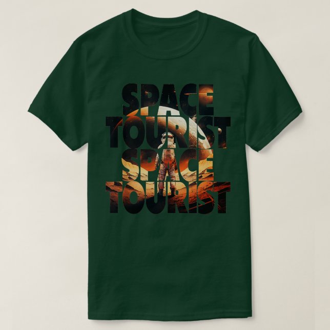 T-shirt Astronome spatiale de l'espace extra-atmosphérique (Design devant)