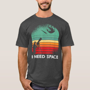 T-shirt Astronomie Astronome Spatiale Scientifique Retro F