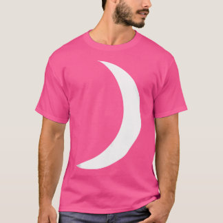 T-shirt Astronomie de la lune du croissant blanc cool