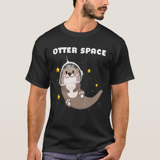 T-shirt Astronomie d'Otter Space Astronaut (Devant)
