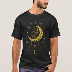 T-shirt Astronomie du croissant spirituel de Dreamcatcher 