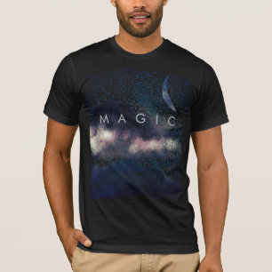 T-shirt Astronomie Imaginaire magique Crescent Nuages