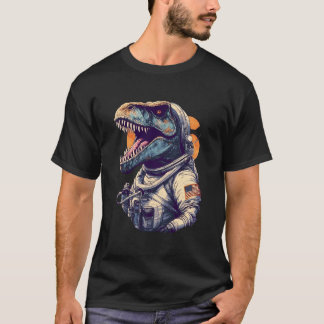 T-shirt Astronomie Planètes Astronome de l'espace T Rex Di
