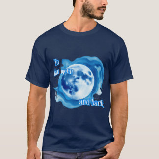 T-shirt Astronomie : Vers la lune et le retour.