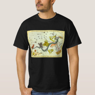 T-shirt Astronomie vintage, Étoiles de constellation de se
