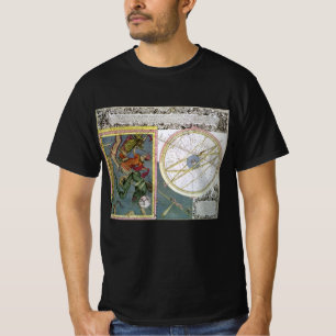 T-shirt Astronomie Vintage, trajectoire d'une comète par M