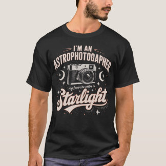 T-shirt Astrophotography Camera Astronomical Night Sky Pho