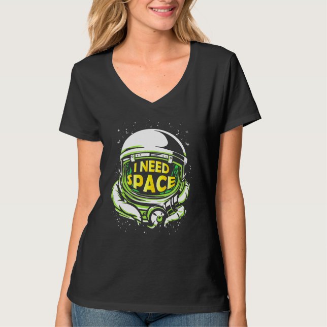 T-shirt Astrophysique : j'ai besoin de Geek des sciences s (Devant)