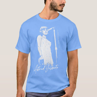 T-shirt Astrud Gilberto Retro Design original