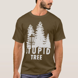T-shirt Astuce Arbre Drôle Disque Chemise de Golf