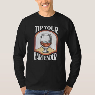 T-shirt Astuce ton Bartender Bar Amusant Alcool Barkeeper