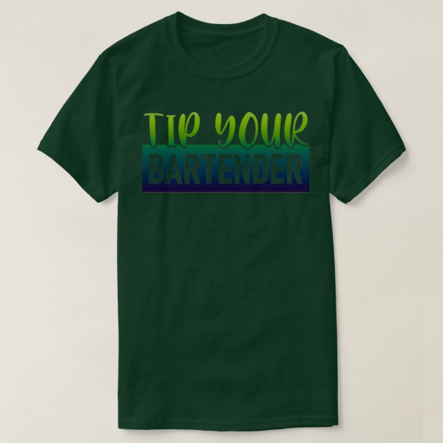 T-shirt Astuce ton BARTENDER Bartender Funny Bartender 1 (Design devant)