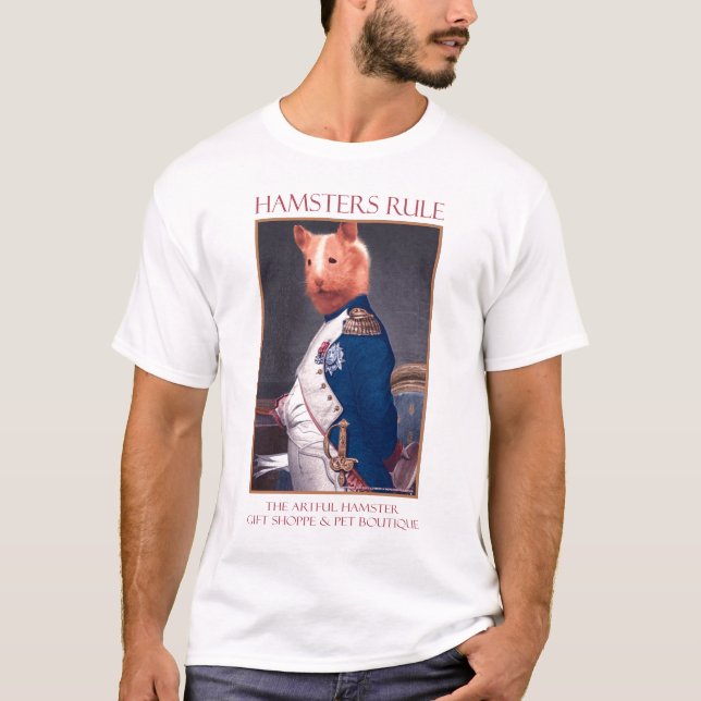T-shirt astucieux de Napolean de hamster (Devant)