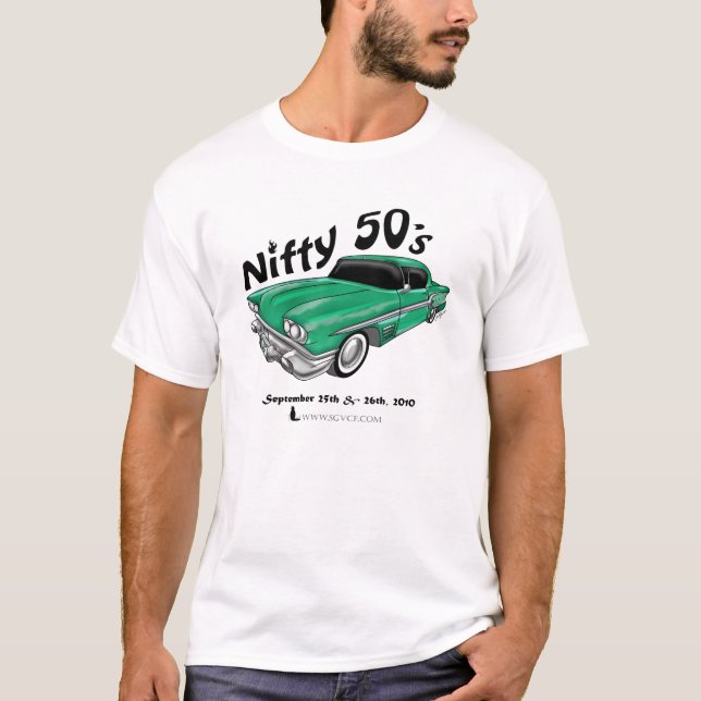 T-shirt astucieux des années 50 (SGVCF) (Devant)