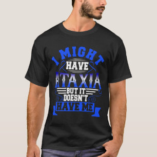 T-shirt Ataxie Signe Neurologique Hémataxie Ruban Bleu Ne