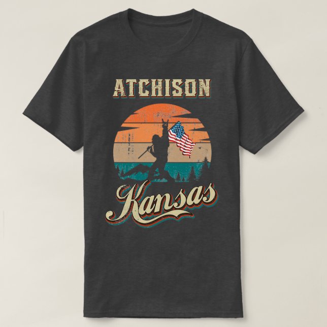 T-shirt Atchison Kansas (Design devant)