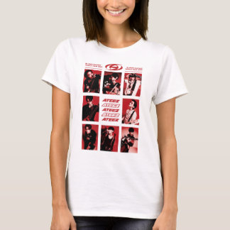 T-shirt Ateez Dans Votre Imaginaire World Tour Design Fanm