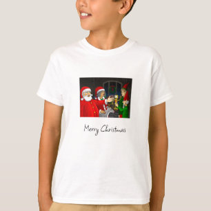 T-shirt Atelier de Noël du Père Noël et de Mme Claus