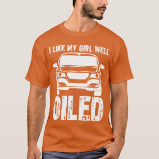 T-shirt Atelier de voiture de blague de mécanicien huile r