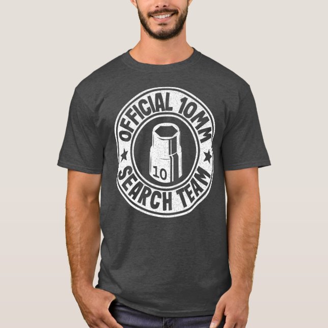T-shirt Atelier officiel de recherche de l'équipe de 10mm (Devant)