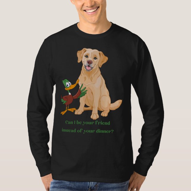 T-shirt Atelier Retriever Et Dîner De Canard Ou Ami (Devant)