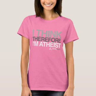 T-shirt Athée - je pense donc que je suis athée