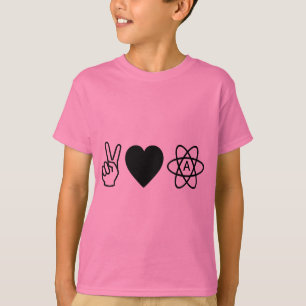 T-shirt Athéisme d'amour de paix