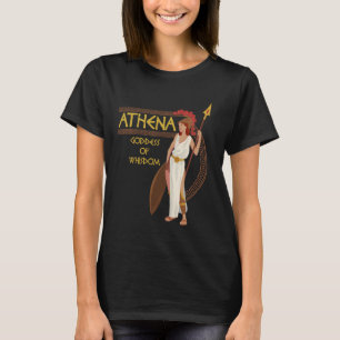 T-shirt Athéna déesse de la Sagesse Olympiens Grec antique