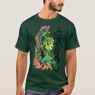 T-shirt Athéna Mythologie Grecque Ancien Monstres Et
