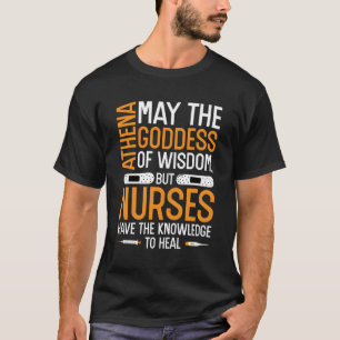 T-shirt Athena Puisse La Déesse De La Sagesse Infirmières