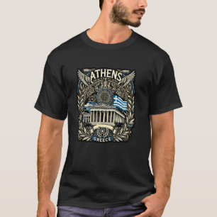 T-shirt Athènes, Grèce Acropole du Parthénon Mythologie gr