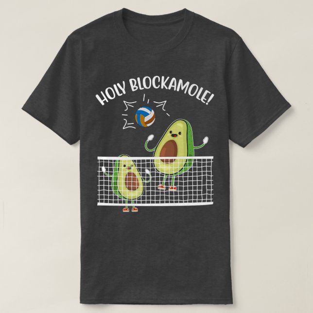 T-shirt Athlète amateur de volleyball de l'Avocado Saint B (Design devant)