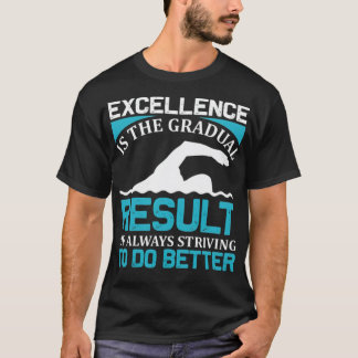 T-shirt Athlète de natation drôle gym